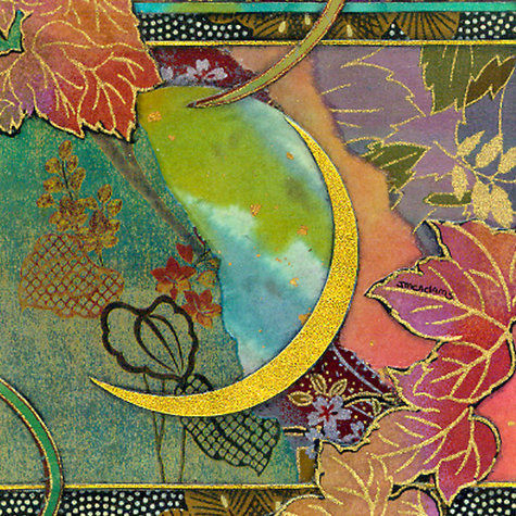 Moon and Leaves