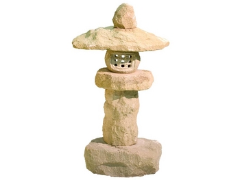 Tall Japanese Stone Mountain Lantern