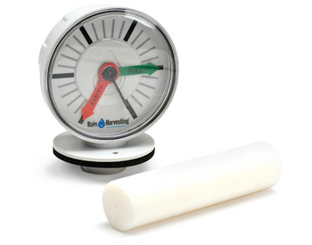 Rain Harvesting Tank Gauge by Atlantic Water Gardens