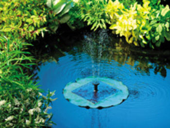 Solar Pond Lily Floating Fountain - 46 gph