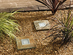 Solar SLATE Step Stones 2/pk
