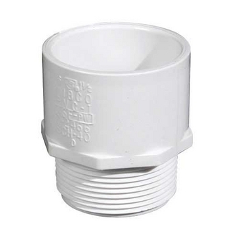 PVC Male Pipe Adapter Male x Slip by AquaScape