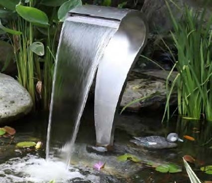 The Cobra Stainless Steel Water Feature By Stowasis Fountains Accents The Cobra Stainless Steel Water Feature By Stowasis