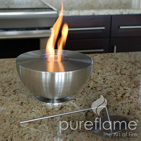 Spherical Fire Tabletop Fireplace by PureFlame | ARCHIVE