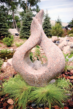 Stone Carved Flame by Aquascape | Stone Fountains