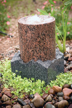 Stone 2-Color Column by Aquascape | Stone Fountains