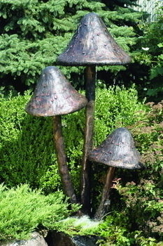 Aquascape Water Fountain - Brass Mushrooms 