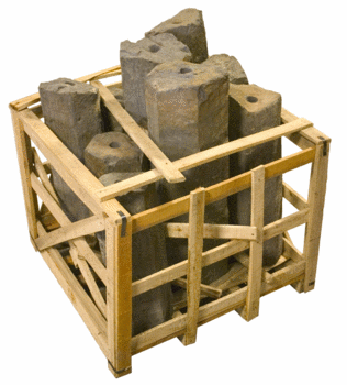 9-Pack Natural Mongolian Basalt Columns by Aquascape | Stone Fountains