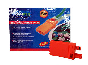 Magic Pond Sucker by AquaPro - Simply Attach Garden Hose! | Discontinued Products