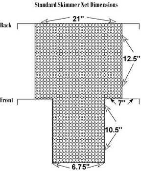 Classic Standard Debris Net Skimmer (6