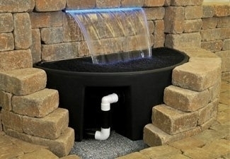 Formal Spillway Basins for Colorfalls | Pondless Waterfalls