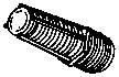 Threaded Suction Overflow Strainer (MPT) | Adapter/Coupling