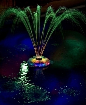 Underwater Light Show & Fountain | Color Pond Lights