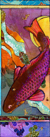 Koi Art Print - Winter Koi Dreams