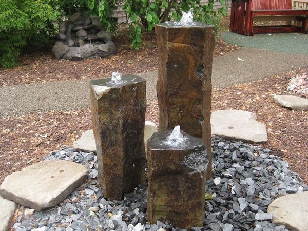 Basalt Fountain Kits - Polished Top Basalt