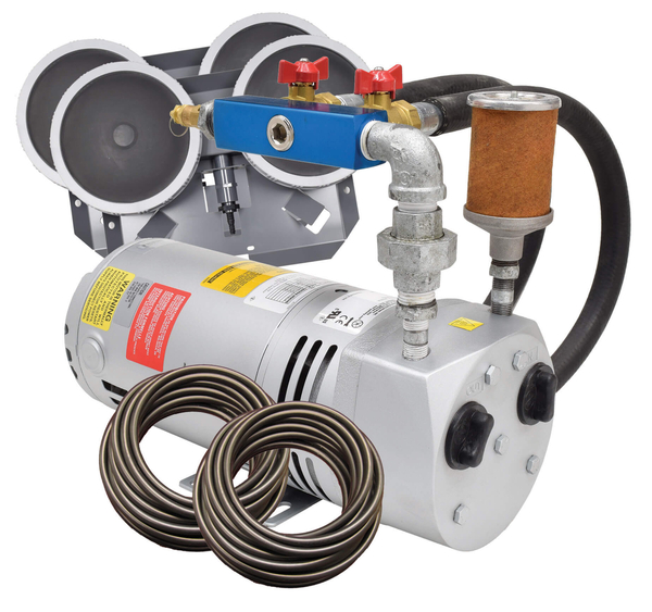 Rotary Vane Aeration PA50 Basic Systems - 1/4 HP Gast | Large Pond/Lake Aerators