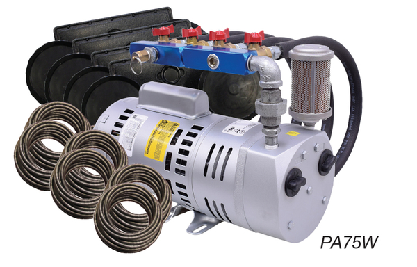 Rotary Vane Aeration PA75 Basic Systems - 3/4 HP | Large Pond/Lake Aerators