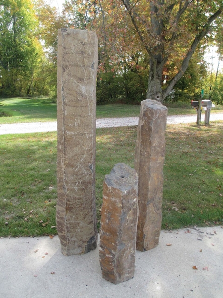 3 Piece Large Basalts - 3′, 5′, 7′ by Easy Pro | Basalt/Stone Fountains