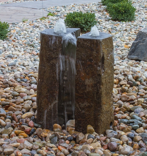 Double Split Basalt Fountain Kit by Blue Thumb | ARCHIVE