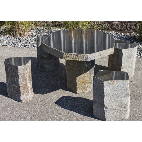 Basalt Table Set | Basalt Fountains
