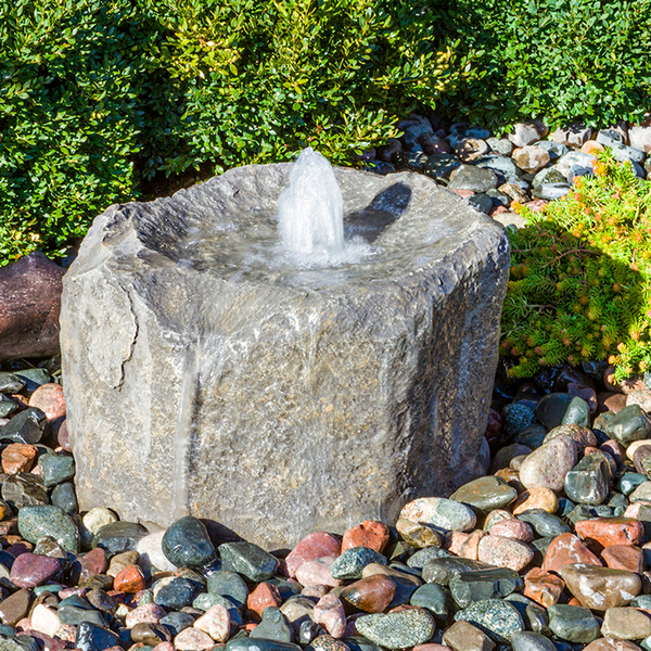 Alder Falls Fountain Kit - GFRC Faux Rock | Bubbling Rock Fountains