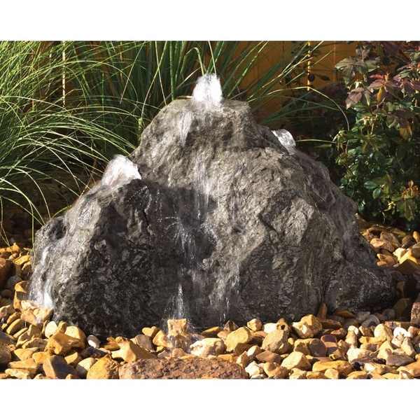 Triple Cascade Rock Fountain Kit | Bubbling Rock Fountains