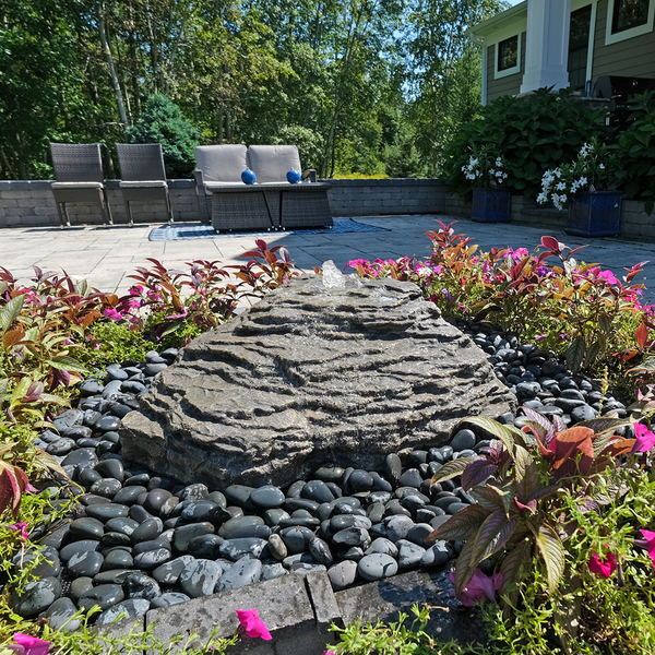 Slate River Falls Fountain Kit | GFRC Faux Rock Fountains