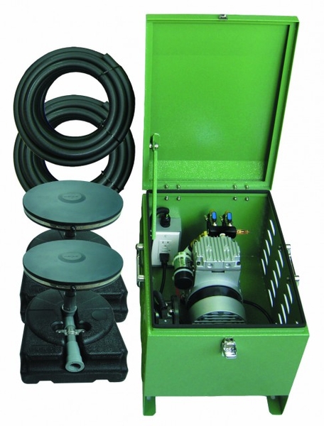 Post Mounted Cabinet & Fan for MPC-60/120/200 | Matala Aeration Systems