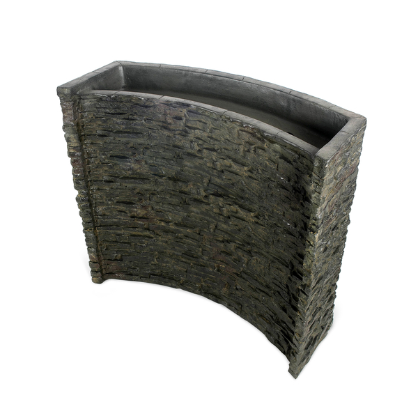 Stacked Slate Spillway Wall | Aquascape