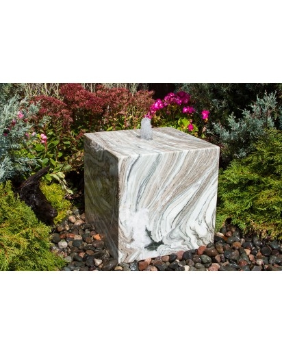 Glacier Marble Cube Fountain Kit | Stone Fountains