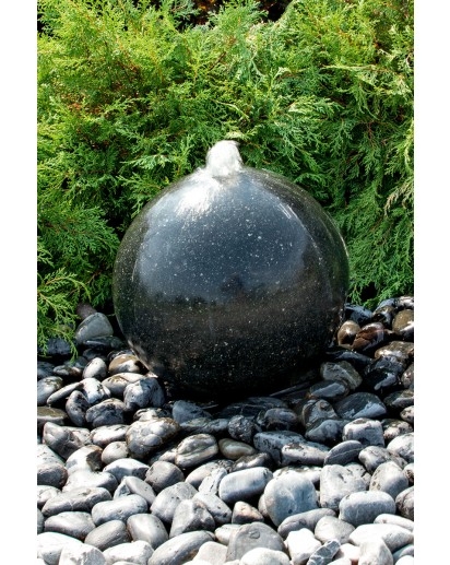 Black Granite Sphere Kits | Stone Fountains