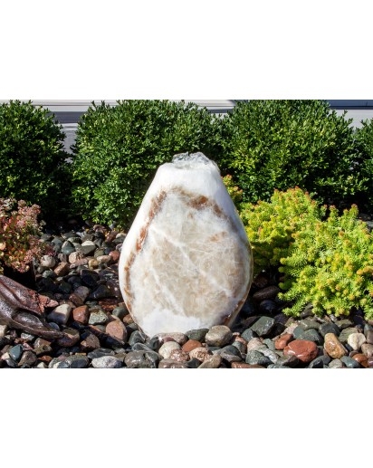 Red Onyx Almond Fountain Kit | Stone Fountains