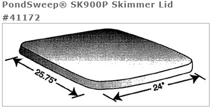 PondSweep SK900P Skimmer Lid | Skimmer-Parts