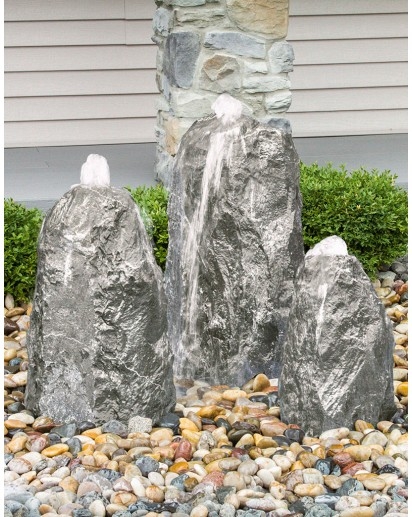 Matterhorn Fountain Kits - 3 Sizes | GFRC Faux Rock Fountains
