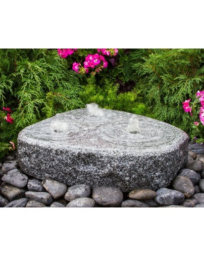 Triple Circle Fountain | Granite Fountains