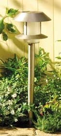 Stainless Tier Solar Stake Light | Solar Lights