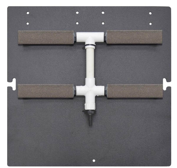 Air Diffuser Manifold - 4 Diffusers - Alumina Airstones | Aeration Parts