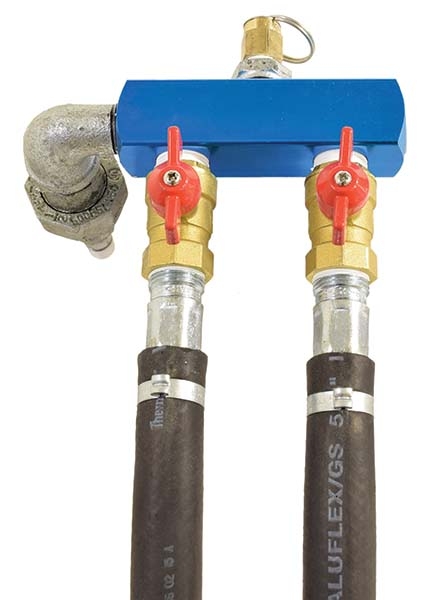 Two Valve Outlet for Rotary Vane compressors | Aeration Parts