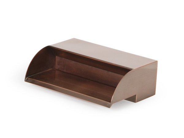Copper Finish Spillways (Scuppers) | Pondless Waterfalls