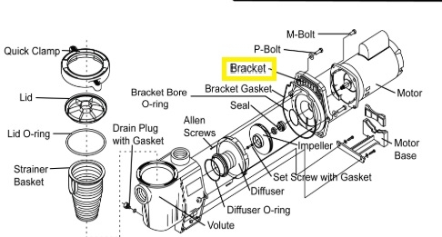 APB-30 Bracket for Classic Artesian | Artesian Pro Pump Parts