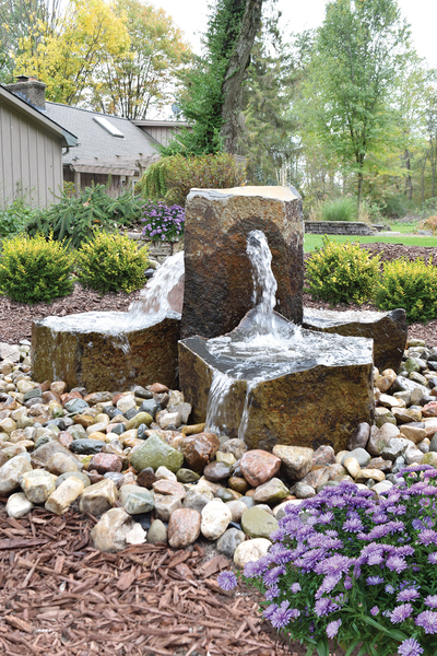 Trilogy Falls Basalt Fountain | Basalt Fountains