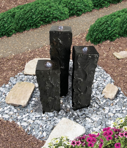 Ebony Basalt Set | Basalt Fountains