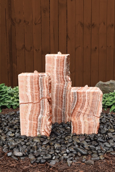 Cortez 3-Piece Fountain Set | Tranquil Decor Basalts, Fountains, Basins