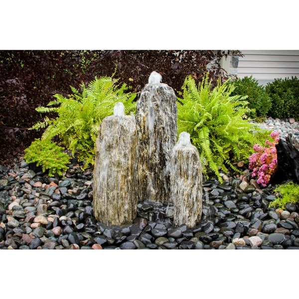 Beachcomber Chiseled Fountain | Column Fountains