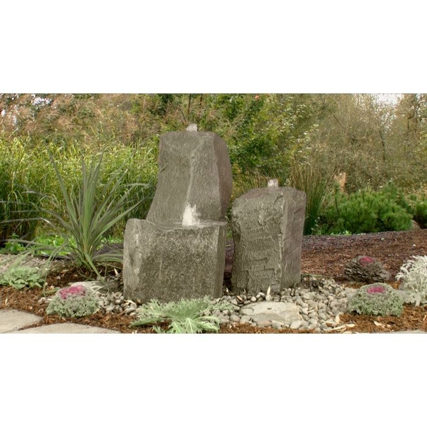 Twisting Cascade Triple Fountain Kit | Fiberglass Stone Composite