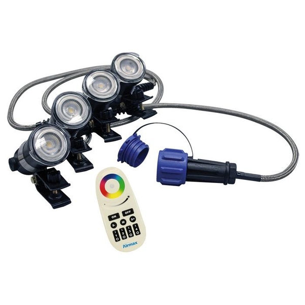 RGBW Color-Changing LED 4 Light Set | Color Pond Lights