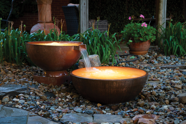 Copper Fountain Bowls | Fountains