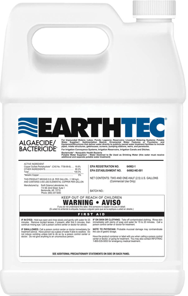 EarthTec Liquid Algaecide | Algaecide / Herbicide