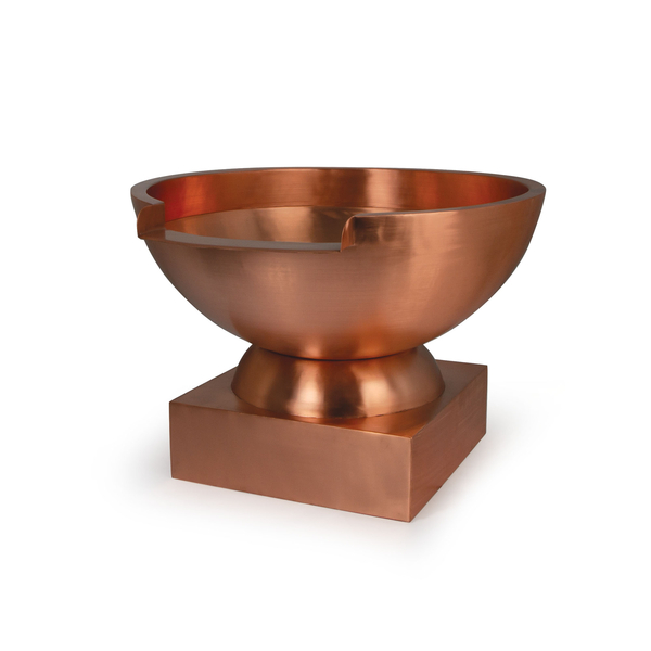 Copper Bowl Spillway - Round or Square | Atlantic Water Gardens
