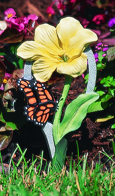 Tulip/Butterfly Stake | Statuary